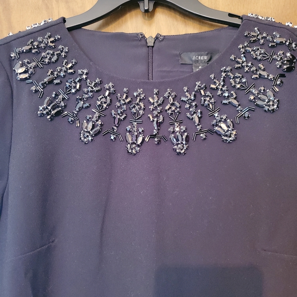 Jcrew bejeweled dress
